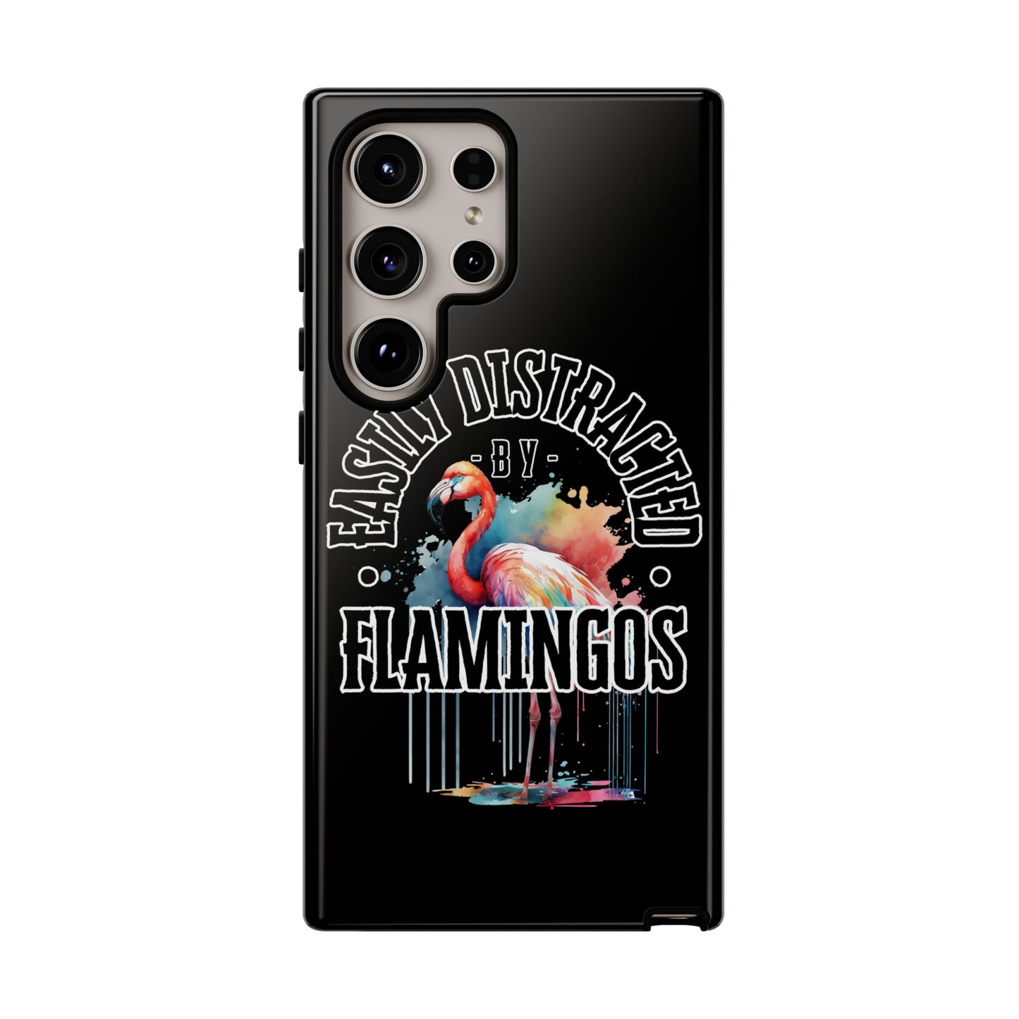 Easily Distracted - Flamingos - Tough Cases