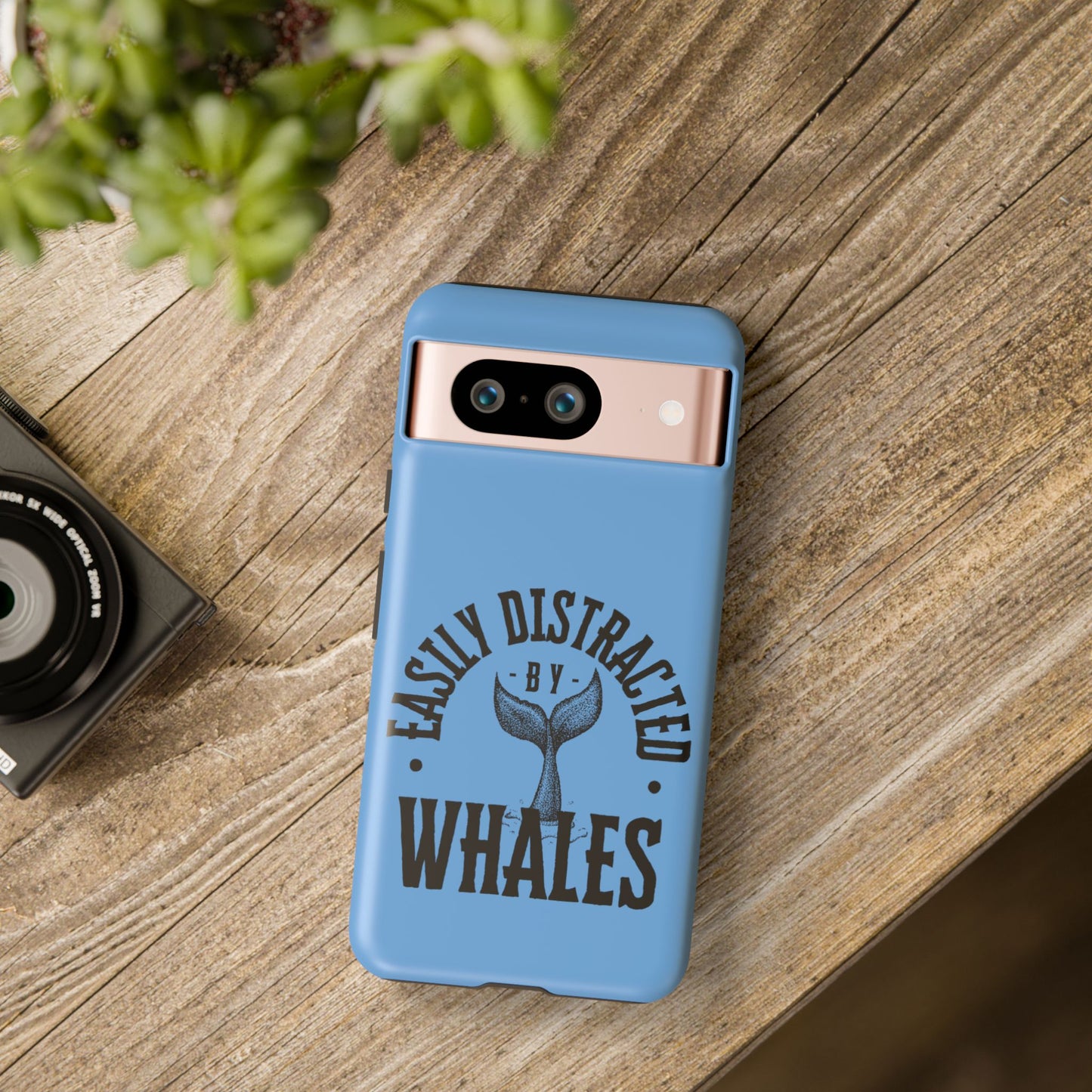 Easily Distracted - Whale- Tough Cases