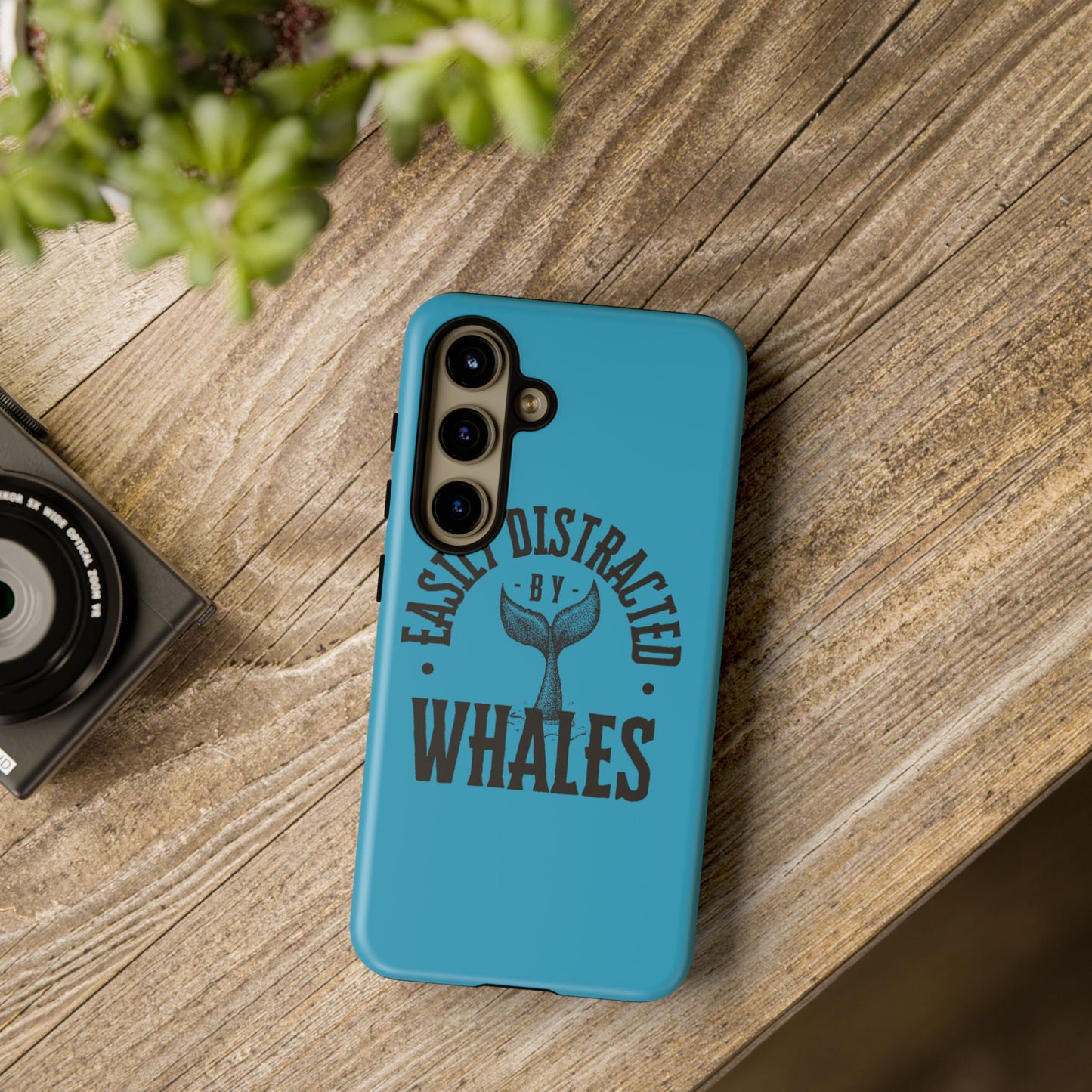 Easily Distracted - Whale - Tough Cases