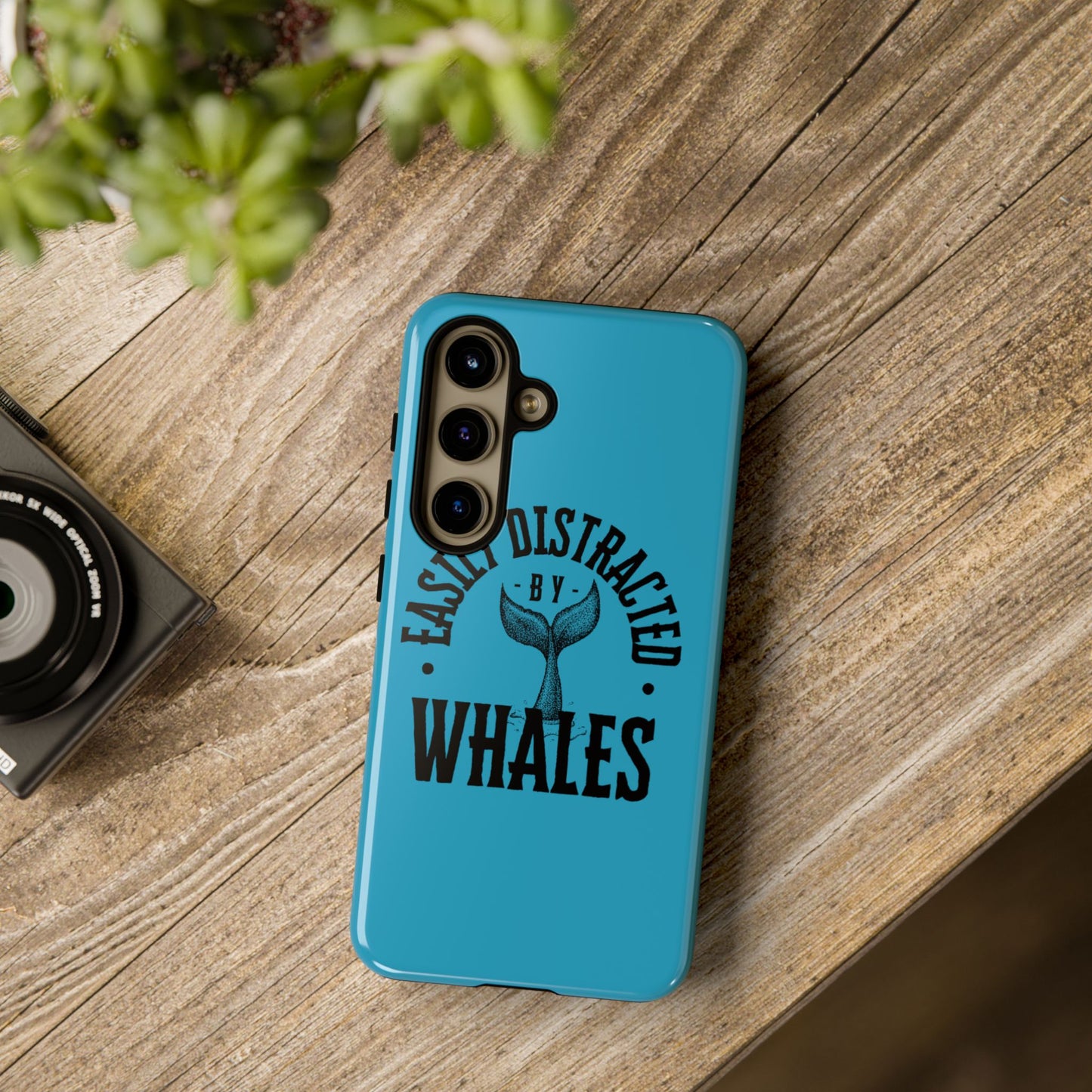 Easily Distracted - Whale - Tough Cases