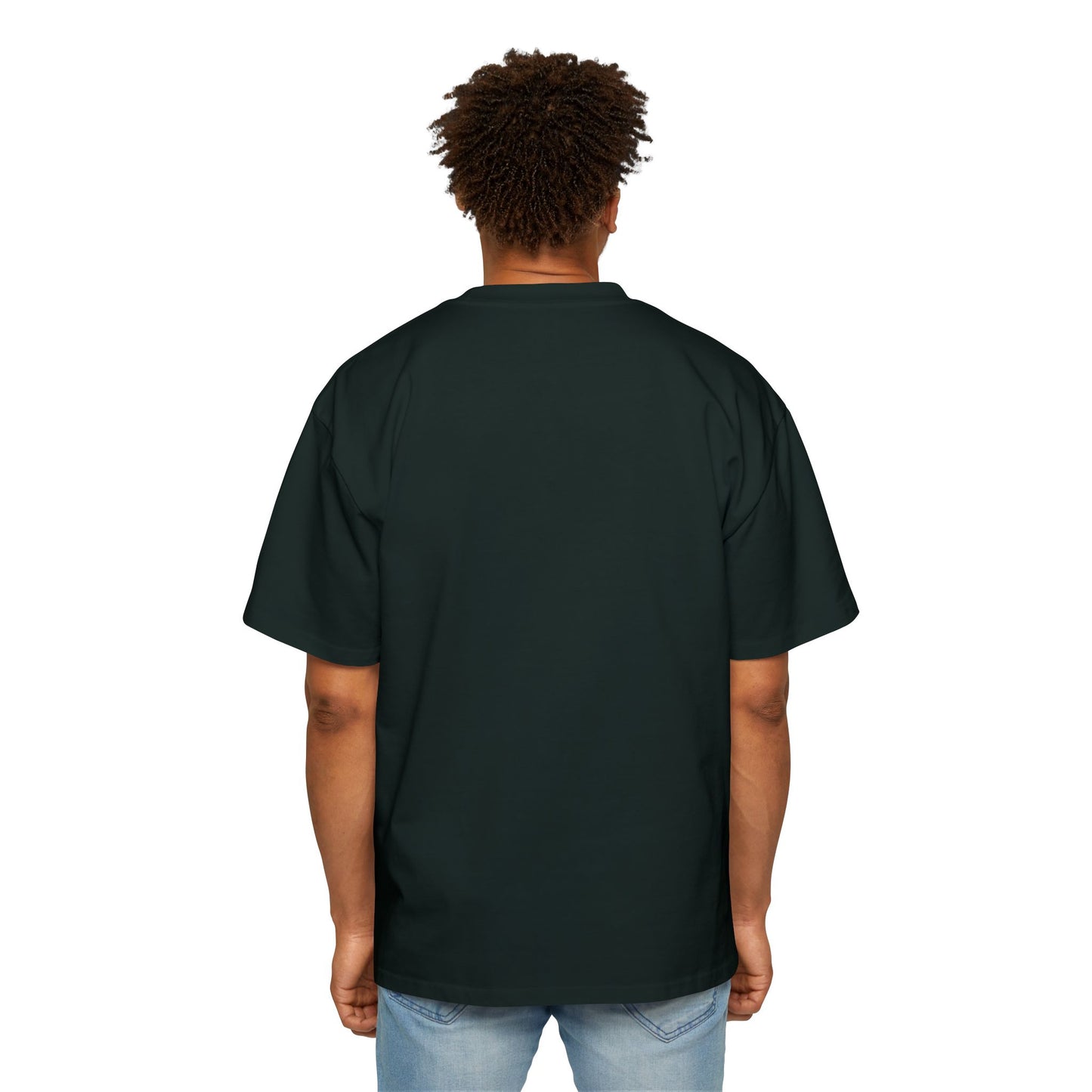 Binge Watch - Mountains - Men's Heavy Oversized Tee