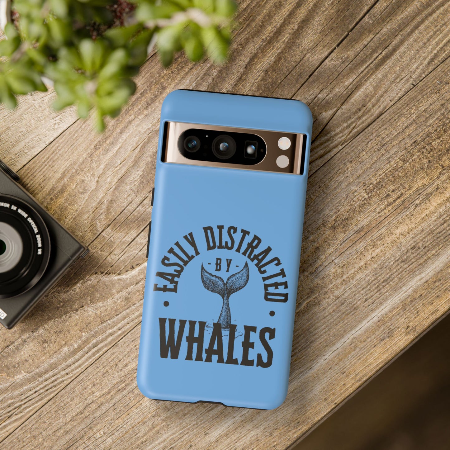 Easily Distracted - Whale- Tough Cases