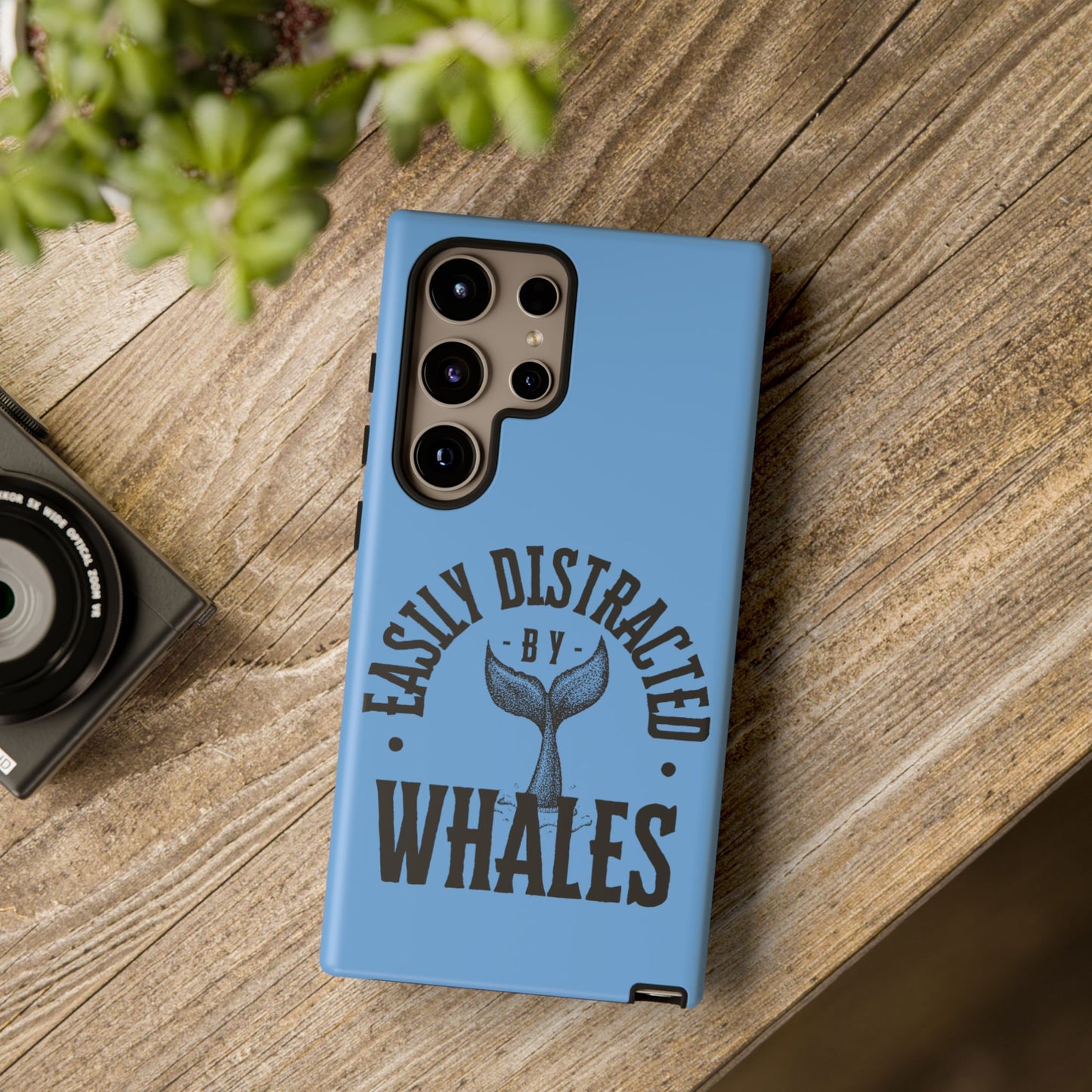 Easily Distracted - Whale- Tough Cases