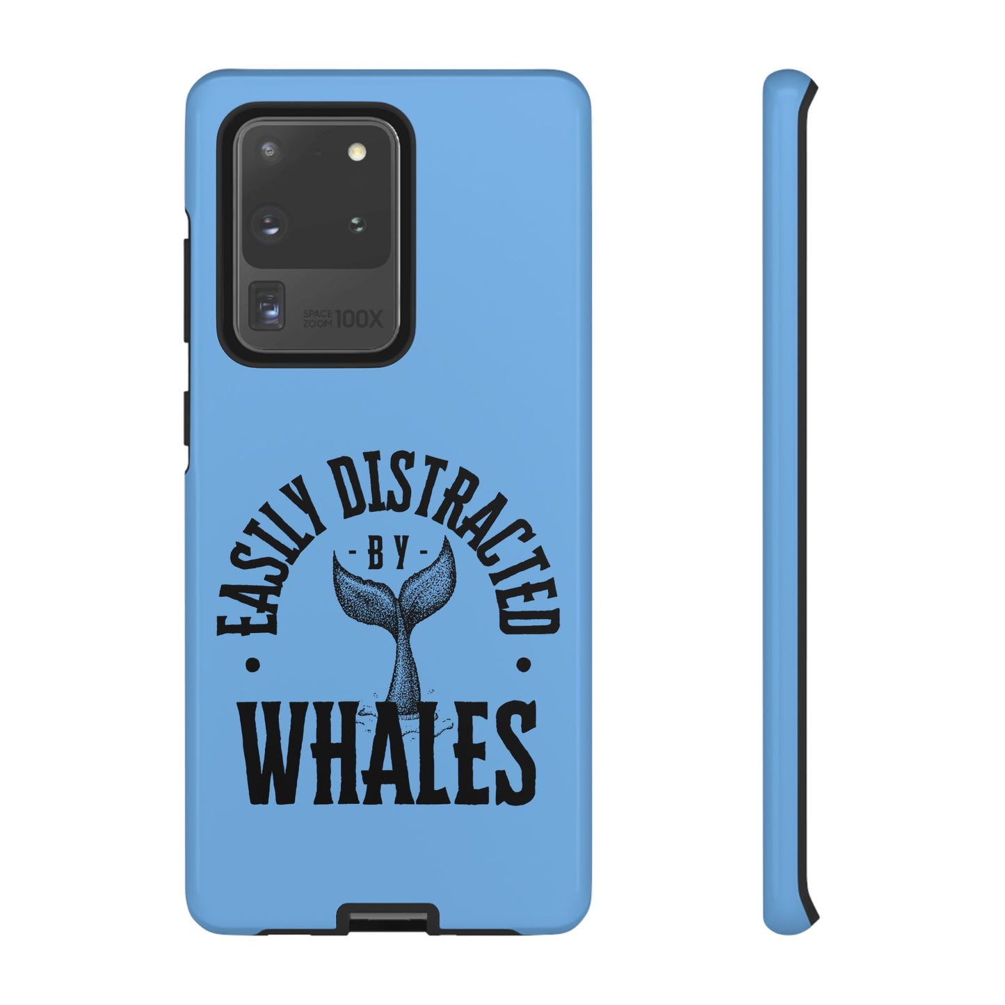 Easily Distracted - Whale- Tough Cases