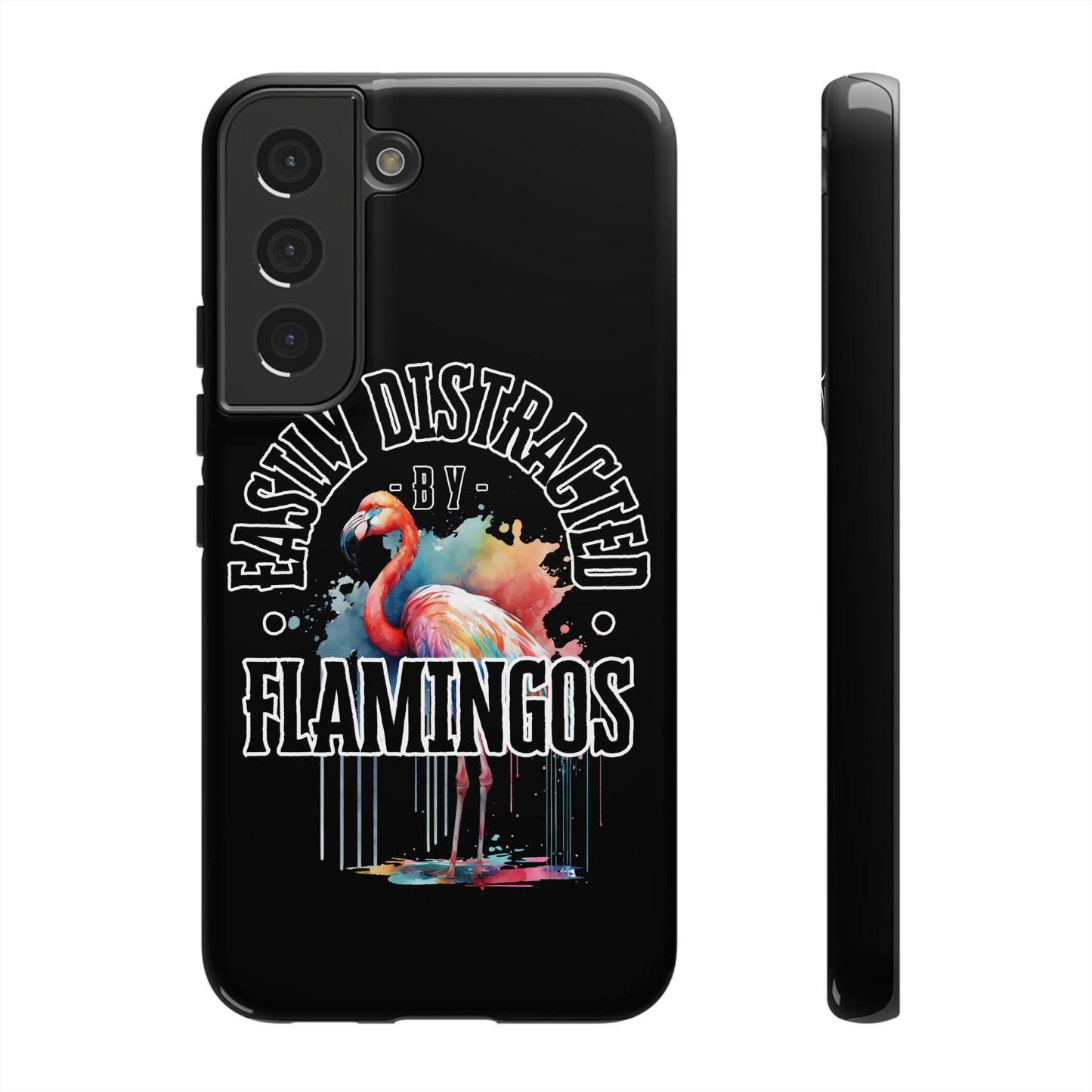 Easily Distracted - Flamingos - Tough Cases