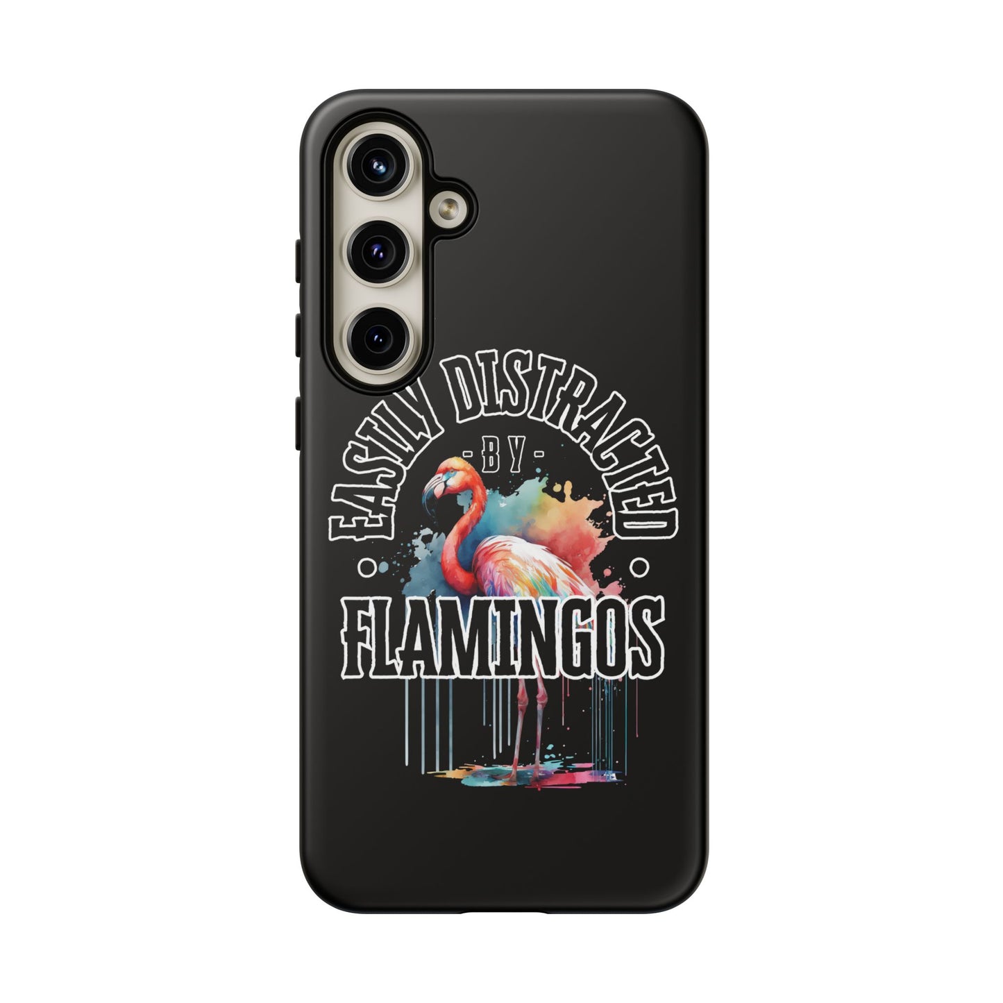 Easily Distracted - Flamingos - Tough Cases