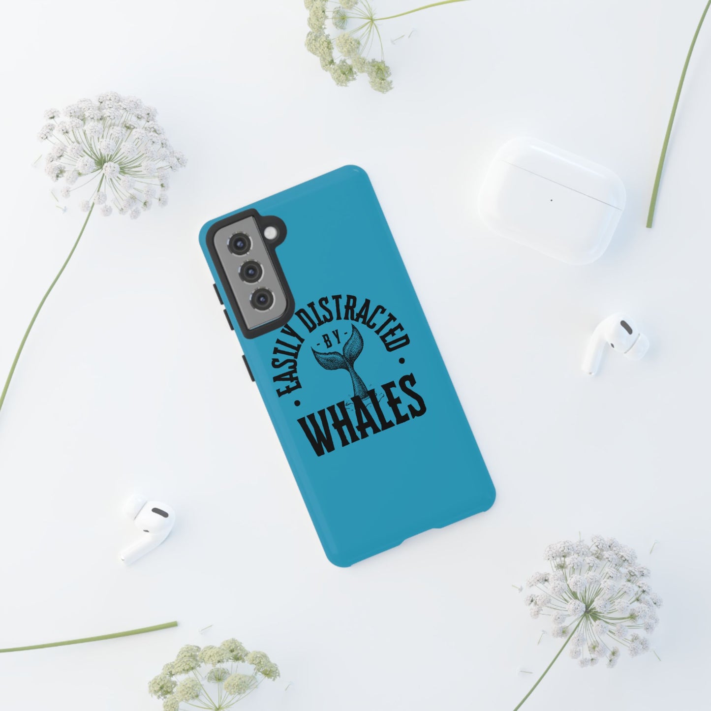 Easily Distracted - Whale - Tough Cases