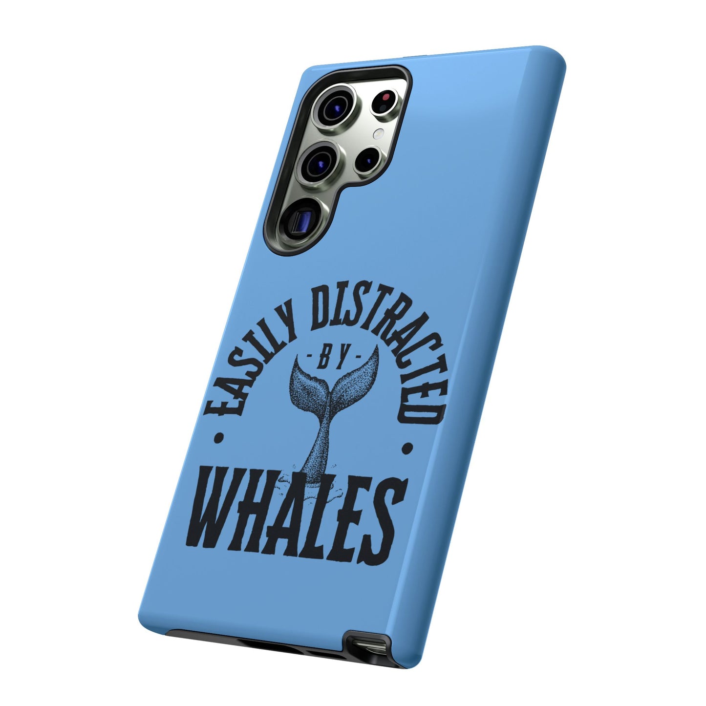 Easily Distracted - Whale- Tough Cases