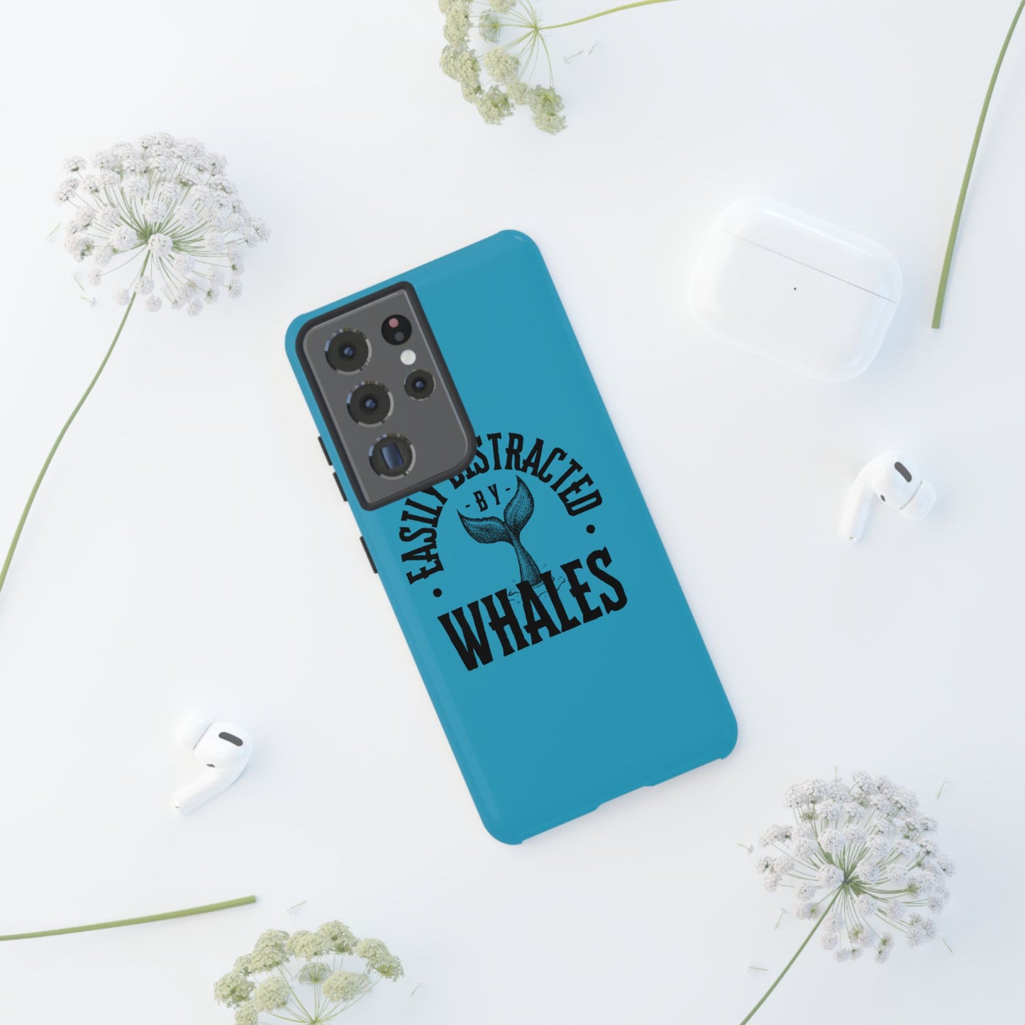 Easily Distracted - Whale - Tough Cases