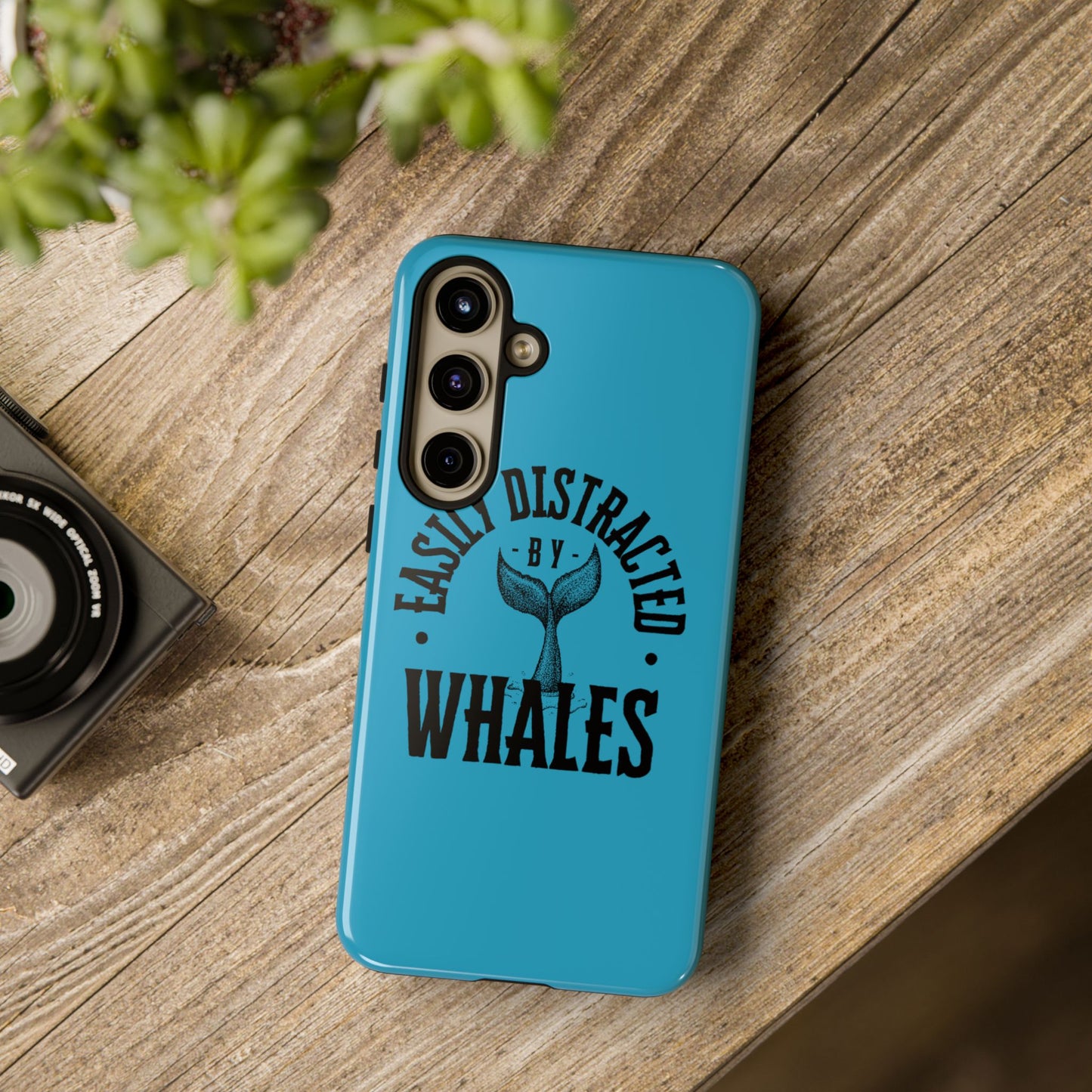 Easily Distracted - Whale - Tough Cases