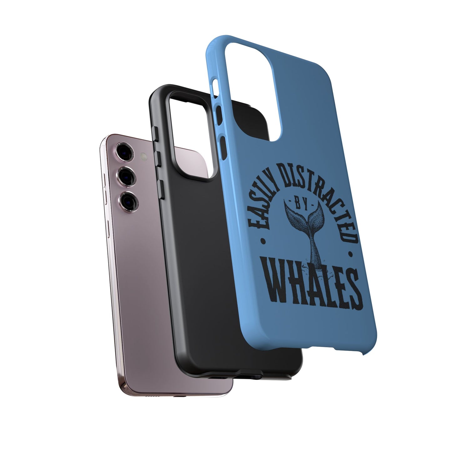 Easily Distracted - Whale- Tough Cases