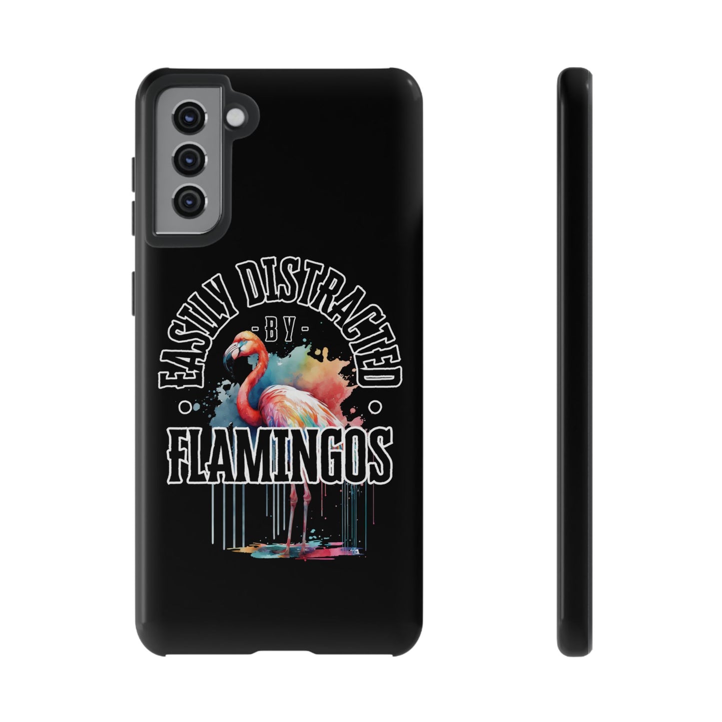 Easily Distracted - Flamingos - Tough Cases