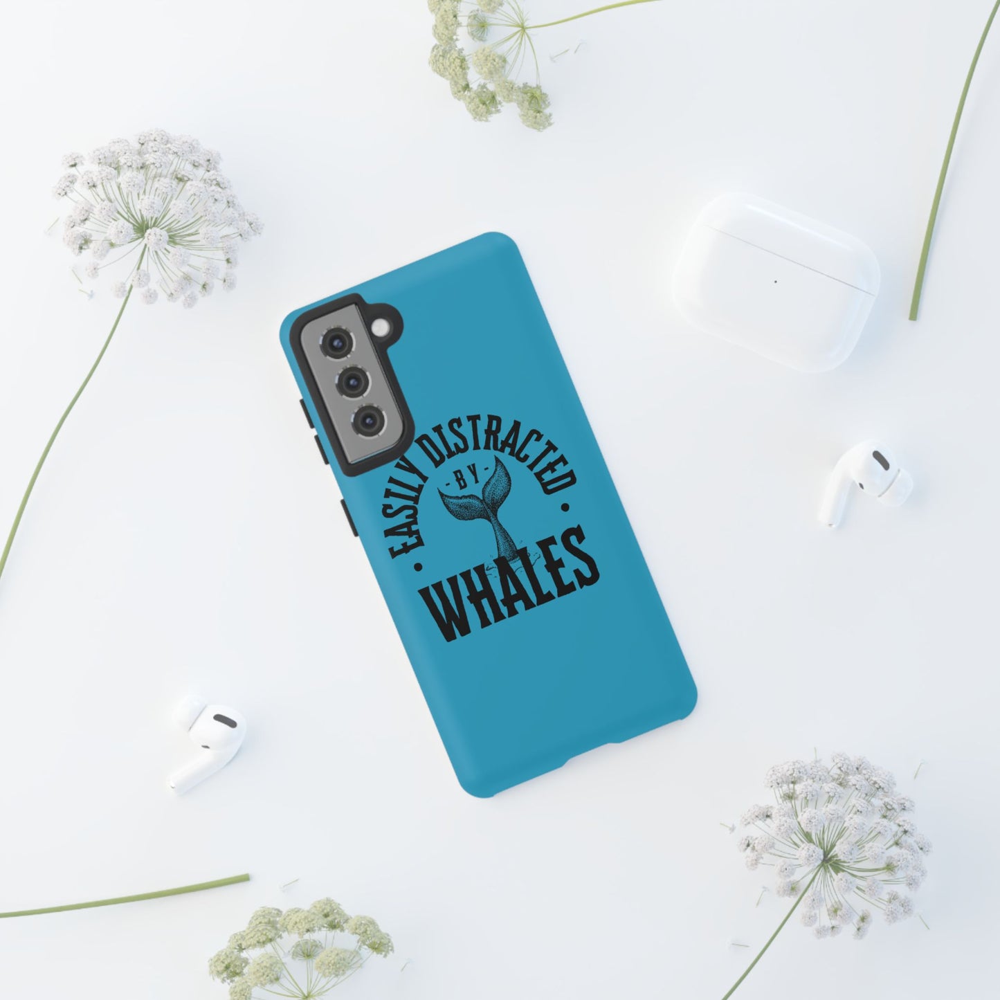 Easily Distracted - Whale - Tough Cases