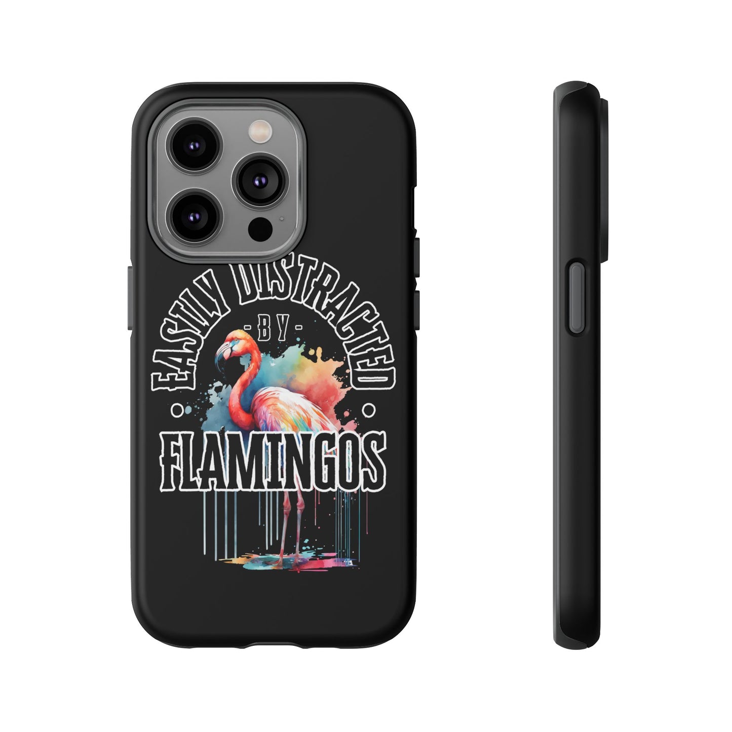 Easily Distracted - Flamingos - Tough Cases