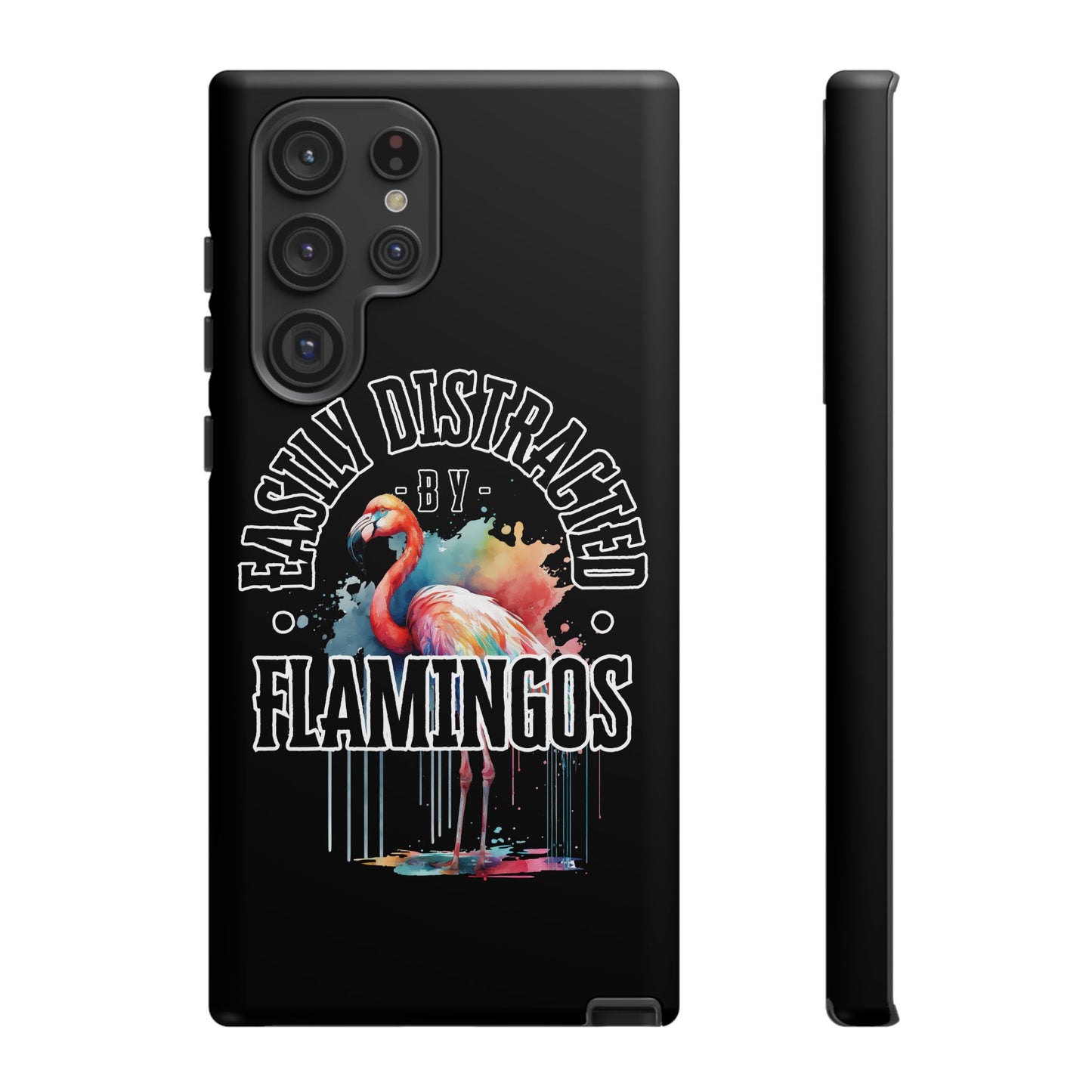 Easily Distracted - Flamingos - Tough Cases