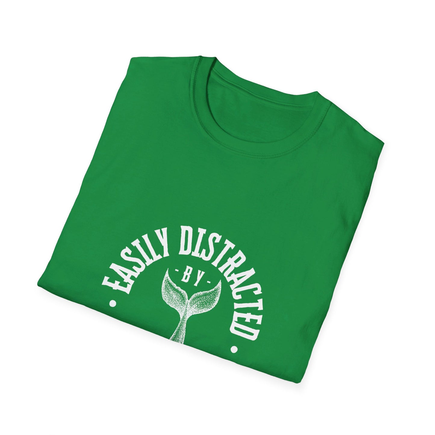 Easily distracted - Whales - Unisex Softstyle T-Shirt