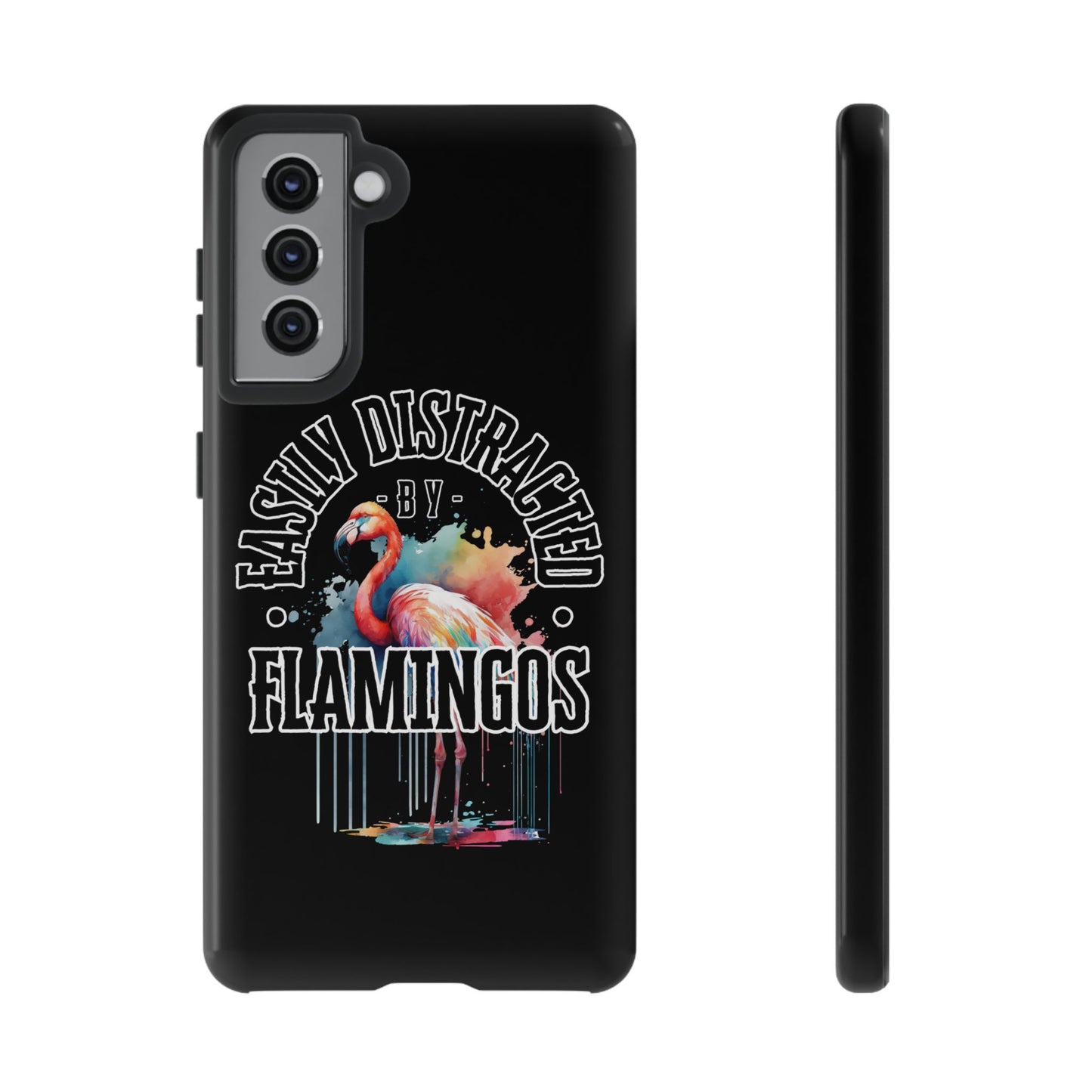 Easily Distracted - Flamingos - Tough Cases