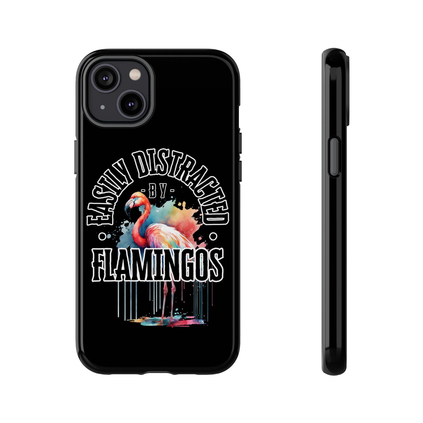 Easily Distracted - Flamingos - Tough Cases