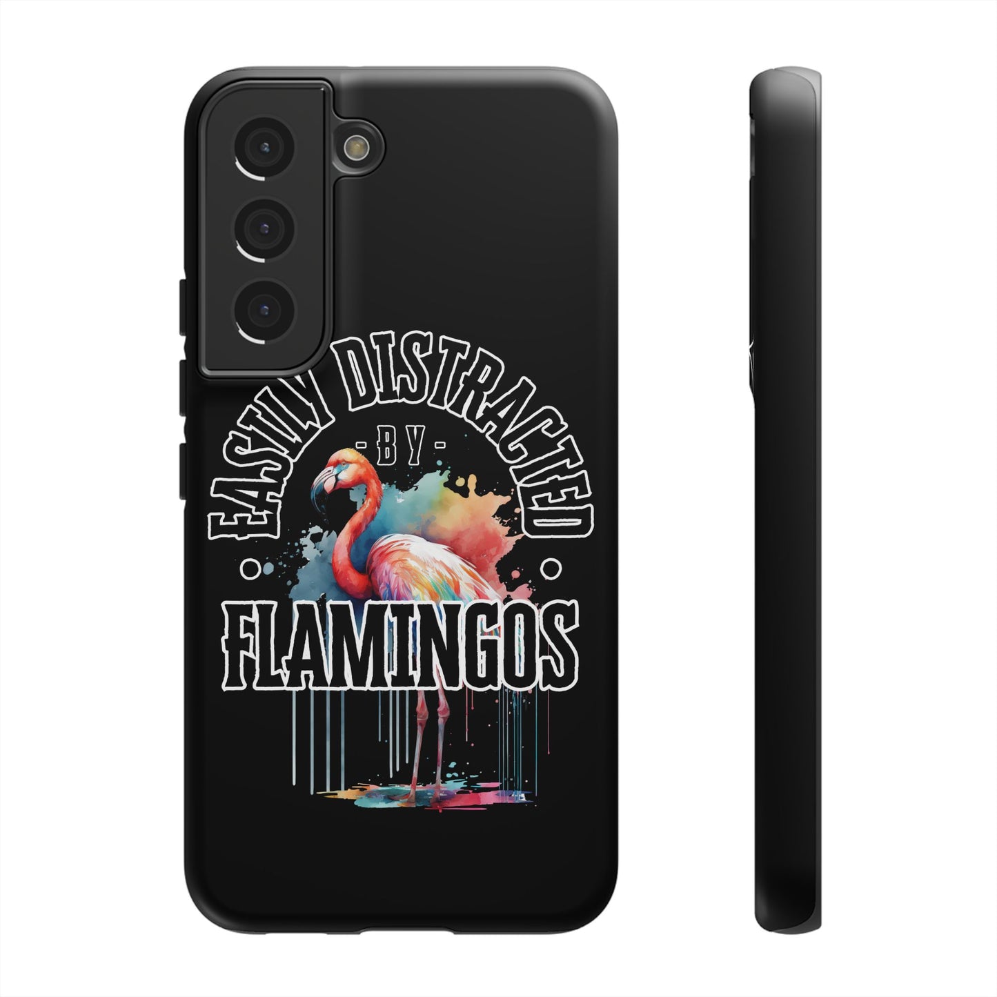 Easily Distracted - Flamingos - Tough Cases