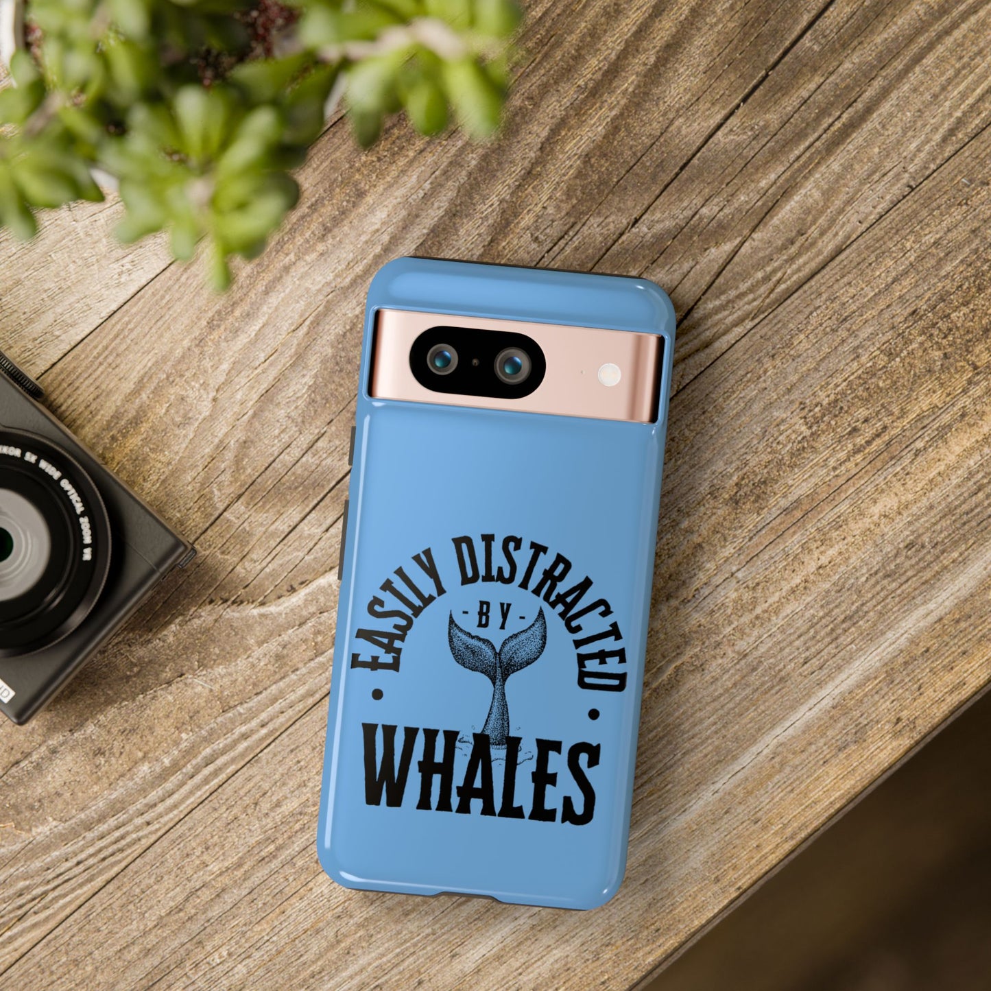 Easily Distracted - Whale- Tough Cases