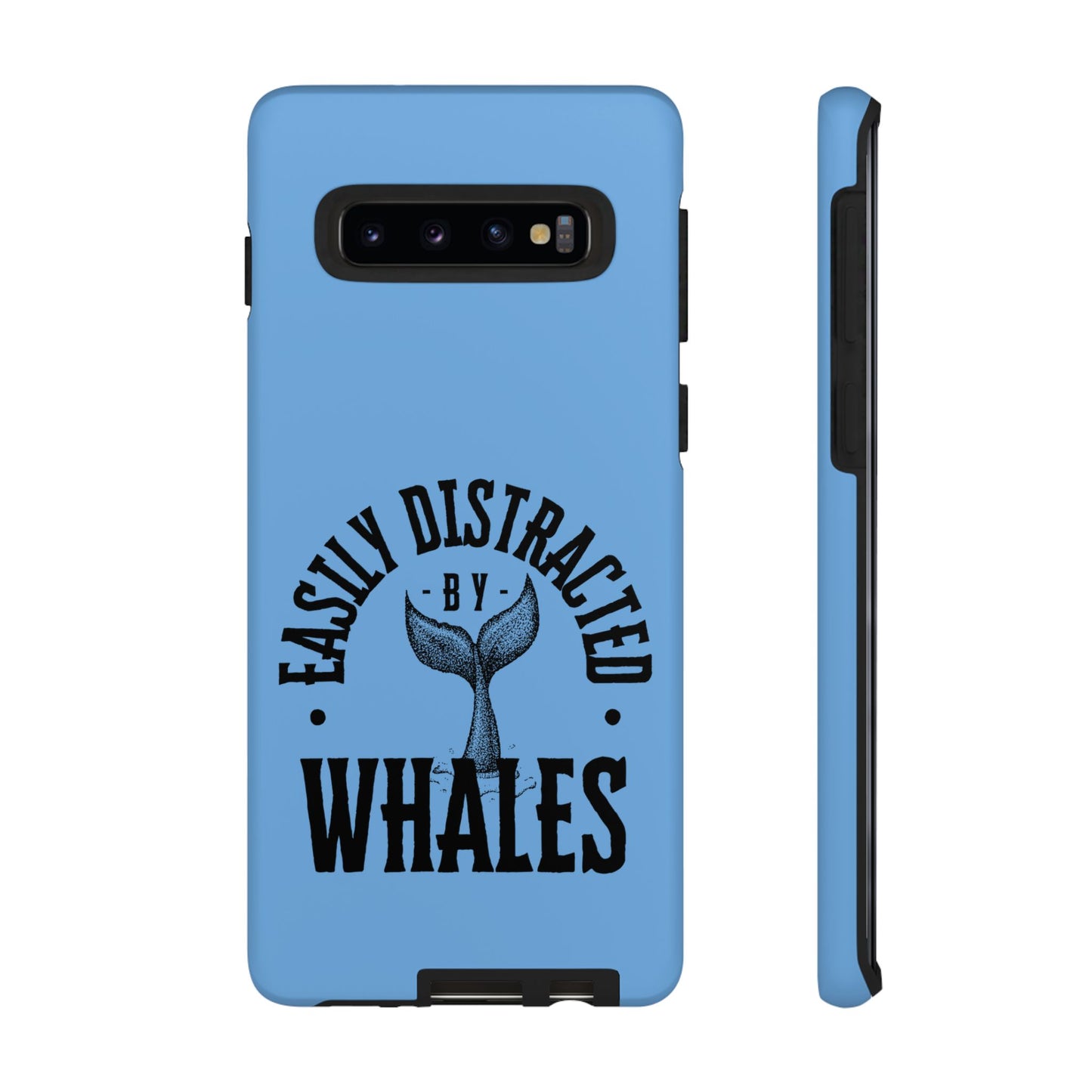 Easily Distracted - Whale- Tough Cases