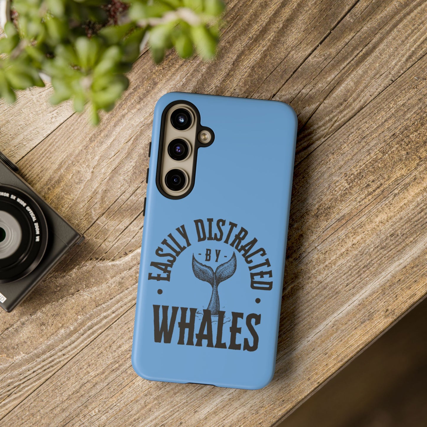 Easily Distracted - Whale- Tough Cases