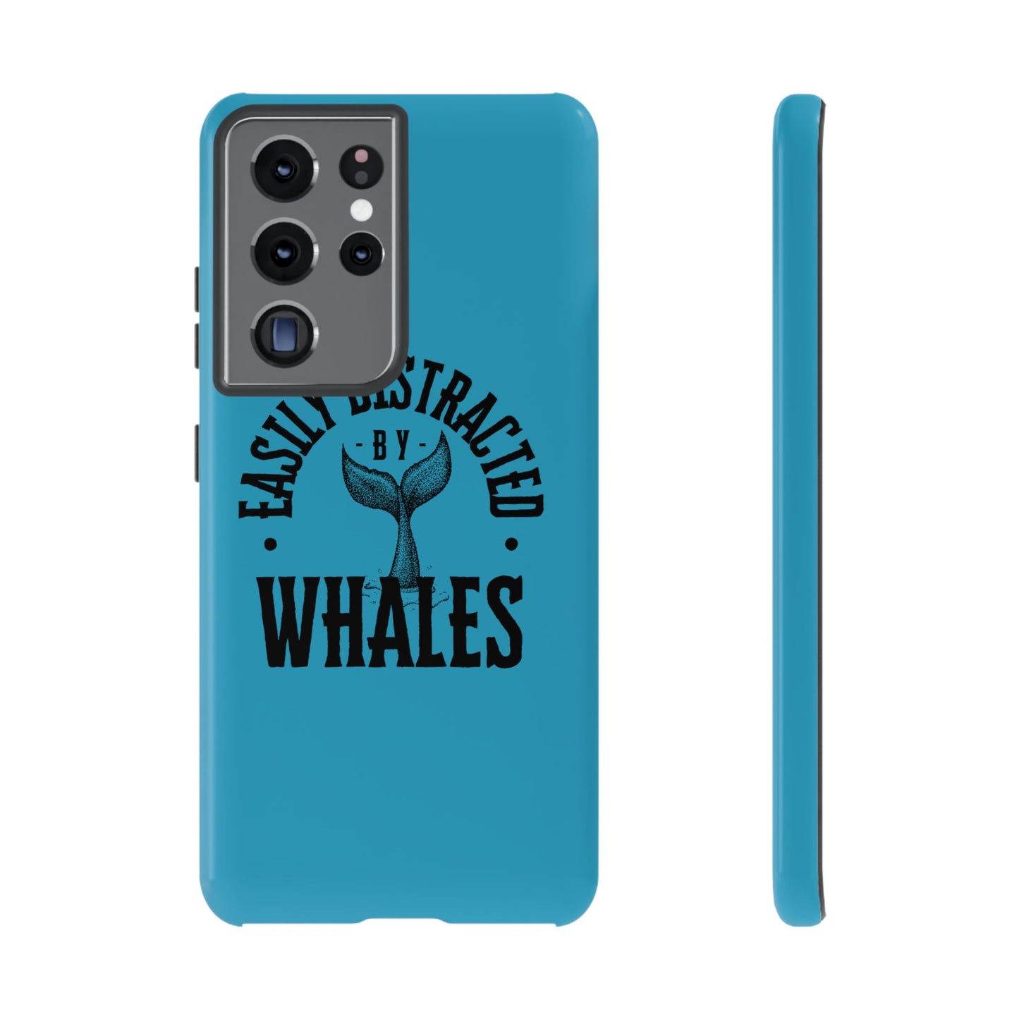 Easily Distracted - Whale - Tough Cases