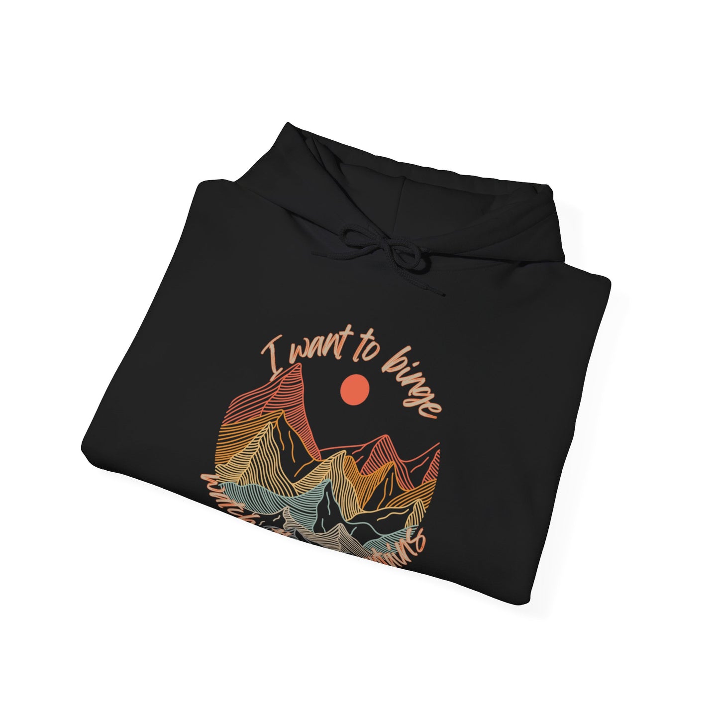 Binge Watch - Mountains - Unisex Heavy Blend™ Hooded Sweatshirt