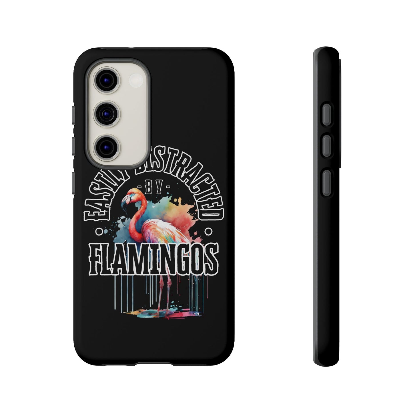 Easily Distracted - Flamingos - Tough Cases