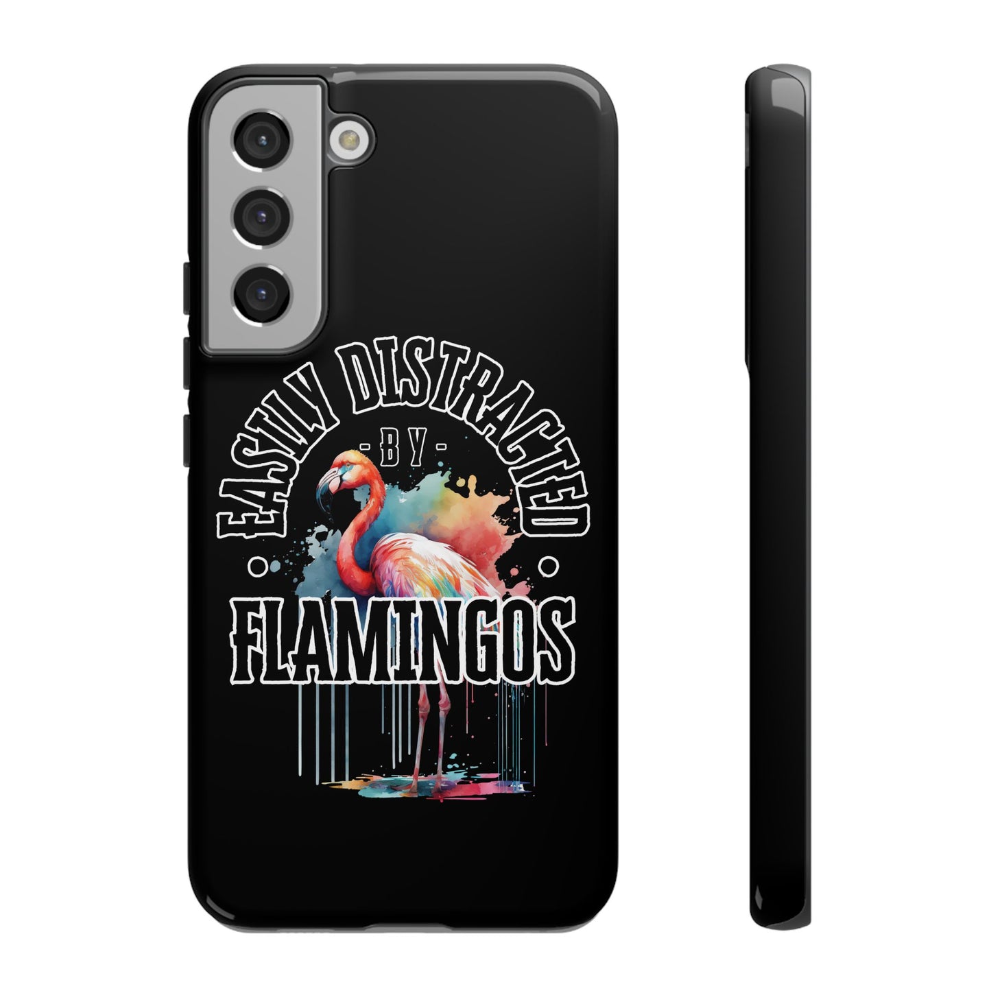 Easily Distracted - Flamingos - Tough Cases