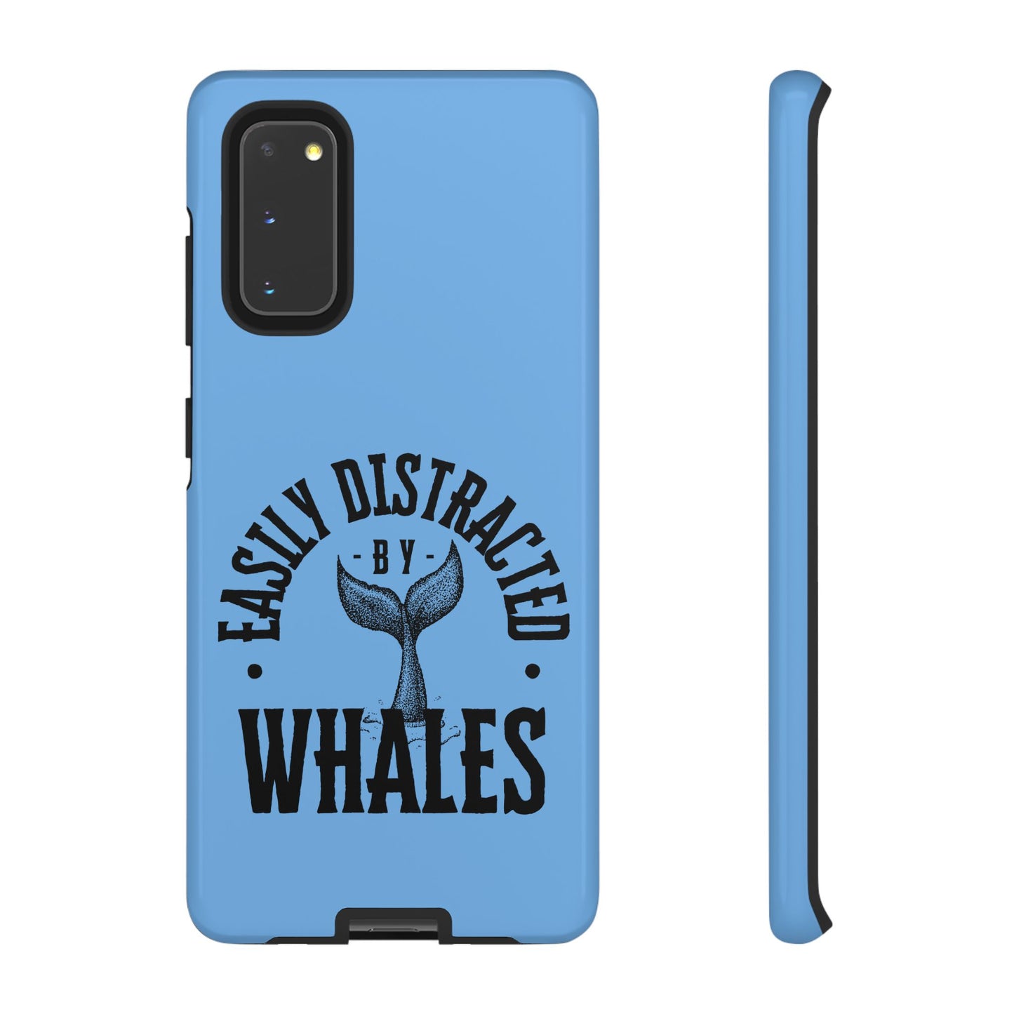 Easily Distracted - Whale- Tough Cases